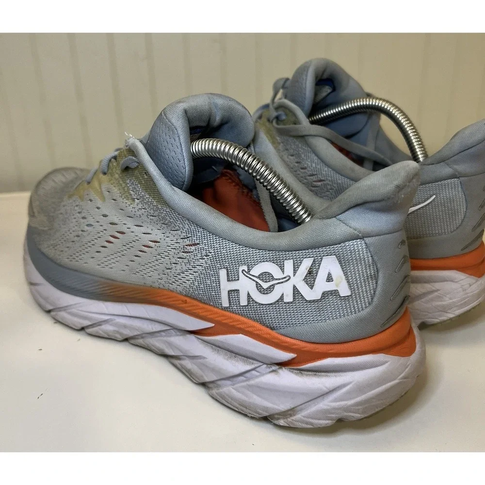 Hoka One One Clifton 8 Ice Blue Women's Size 11 B Running Shoes Sneakers Walking